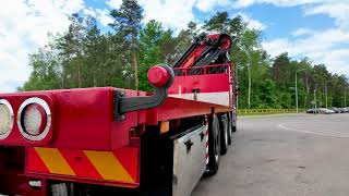Volvo FM460 8x4 PALFINGER PK 65002 SH Crane Fly Jib cami&oacute;n plataforma | Imagen 4 - Autoline