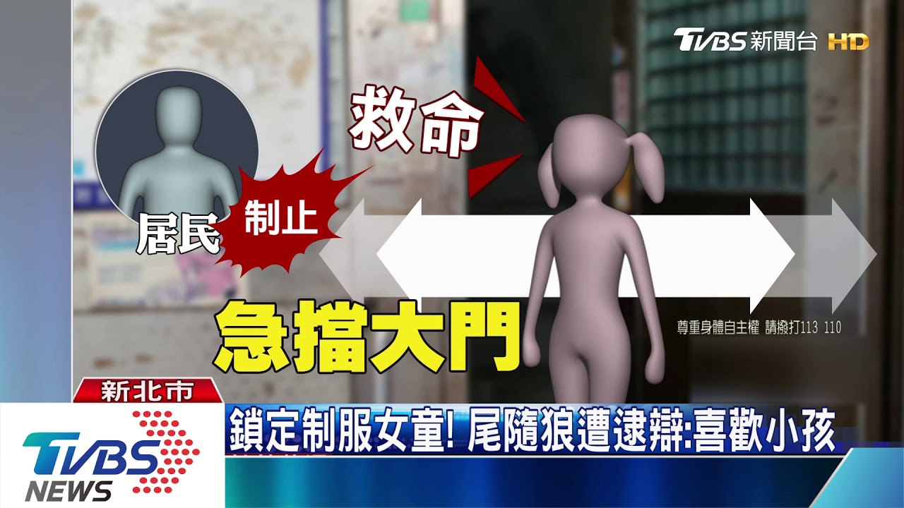 救命!女童上學 慘遭陌生男強拉地下室