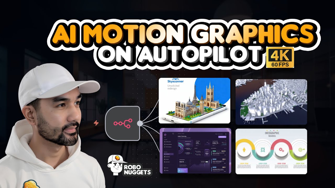 Automate AI Motion Graphics Creation at 4K 60fps with N8N and Cream 4.0