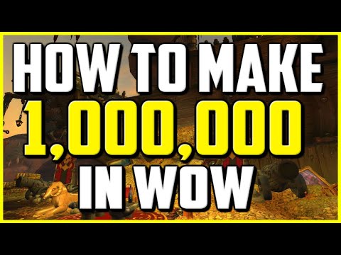 How To Make 1,000,000 Gold  In WoW BFA 8.1 - 8.1.5