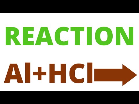 Aluminium(Al)+Hydrochloric acid(HCl).The chemical Equation between Aluminum & Hydrochloric acid
