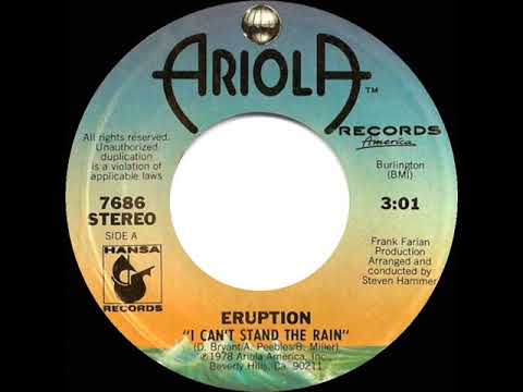 1978 HITS ARCHIVE: I Can’t Stand The Rain - Eruption (stereo 45 single version)