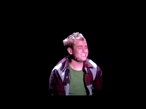 Broadway’s Lennon musical cast performing the ballad segment Now and Then onstage, 2005