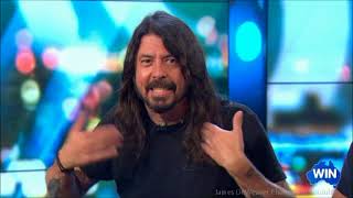 Dave Grohl & Taylor Hawkins - FOO FIGHTERS - 2018 Tour  Australian Tv Interview Jan. 29, 2018