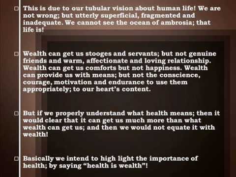 HEALTH SUPERHEALTH AND  SUPERLIVING