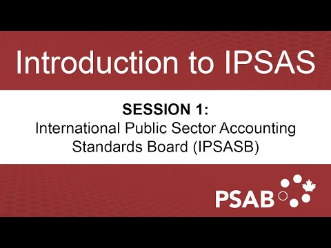 Introduction to IPSAS Workshop – Session 1 – Introduction