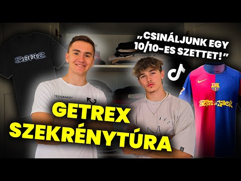 TÖBB 100K-S TIKTOKKER RUHATÁRA👕 GETREX SZEKRÉNYVIDEÓ