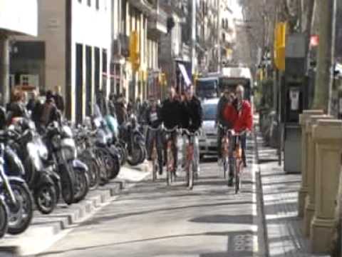 met de fiets door barcelona