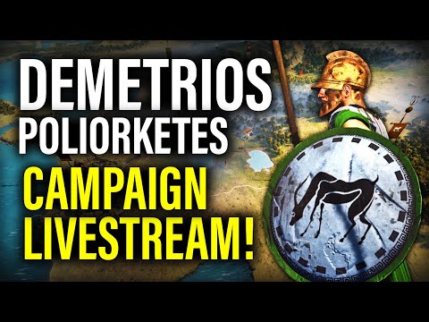 THIS ROME 2 MOD IS A MUST TRY! - Demetrios Poliorketes Total War Livestream