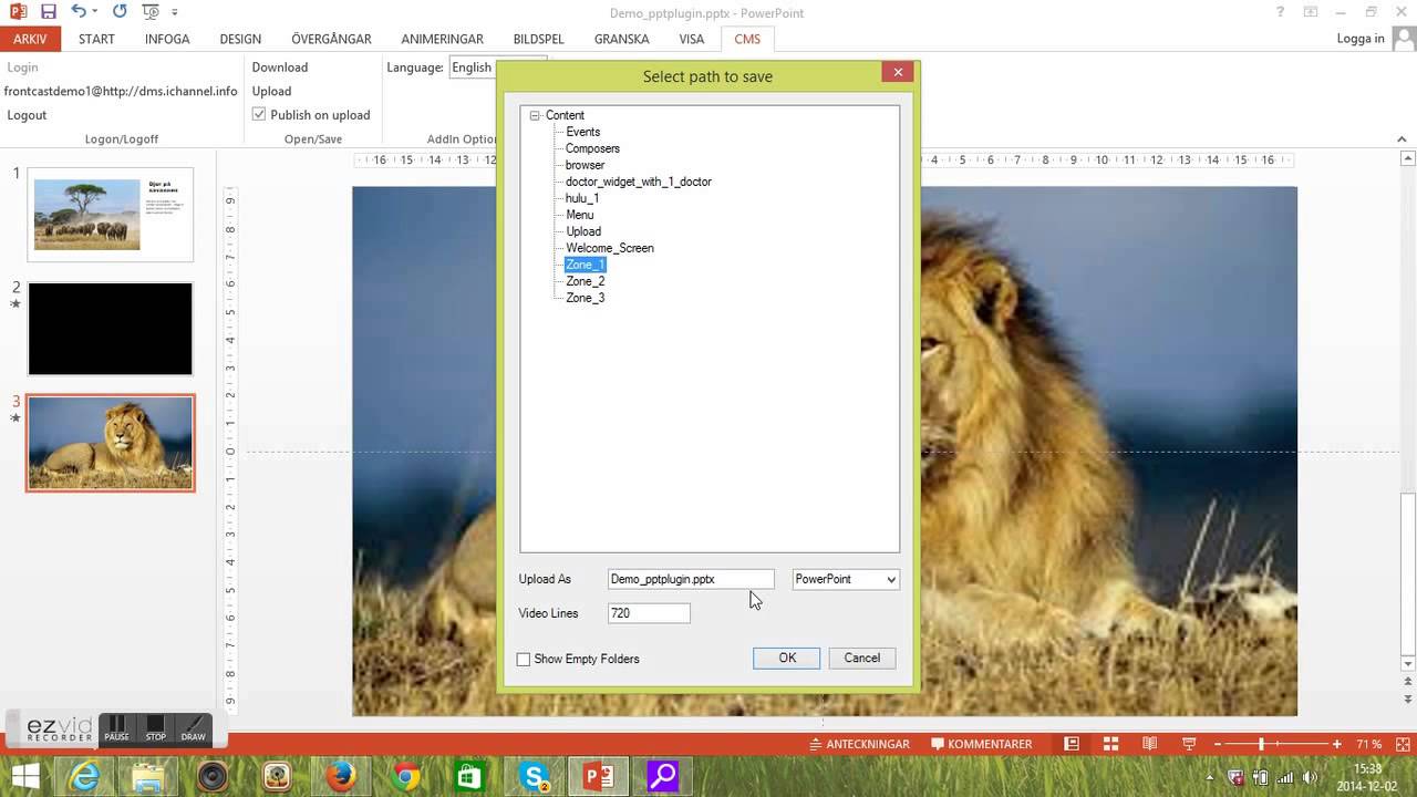 DMS 6 Powerpoint  add-in