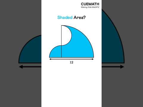 Math puzzle — find the shaded area