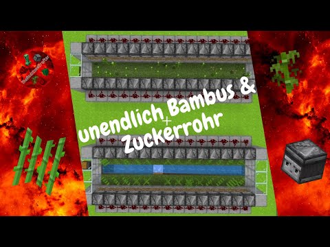 Bambus- & Zuckerrohr-Farm in Minecraft bauen |Minecraft|Farmen|Deutsch|