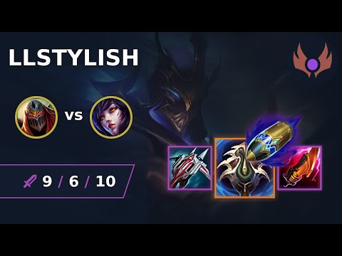 [ LLStylish ] Zed MID vs Ahri | NA MASTER | LOL Season 2024
