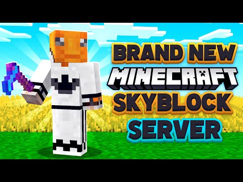 UNBELIEVABLE: NEW Minecraft Skyblock Server 2023 Java + Bedrock EP 1!