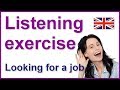 English listening practice | Looking for a job 