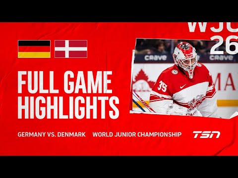 Germany vs. Denmark FULL GAME HIGHLIGHTS | 2026 World Junior Championship