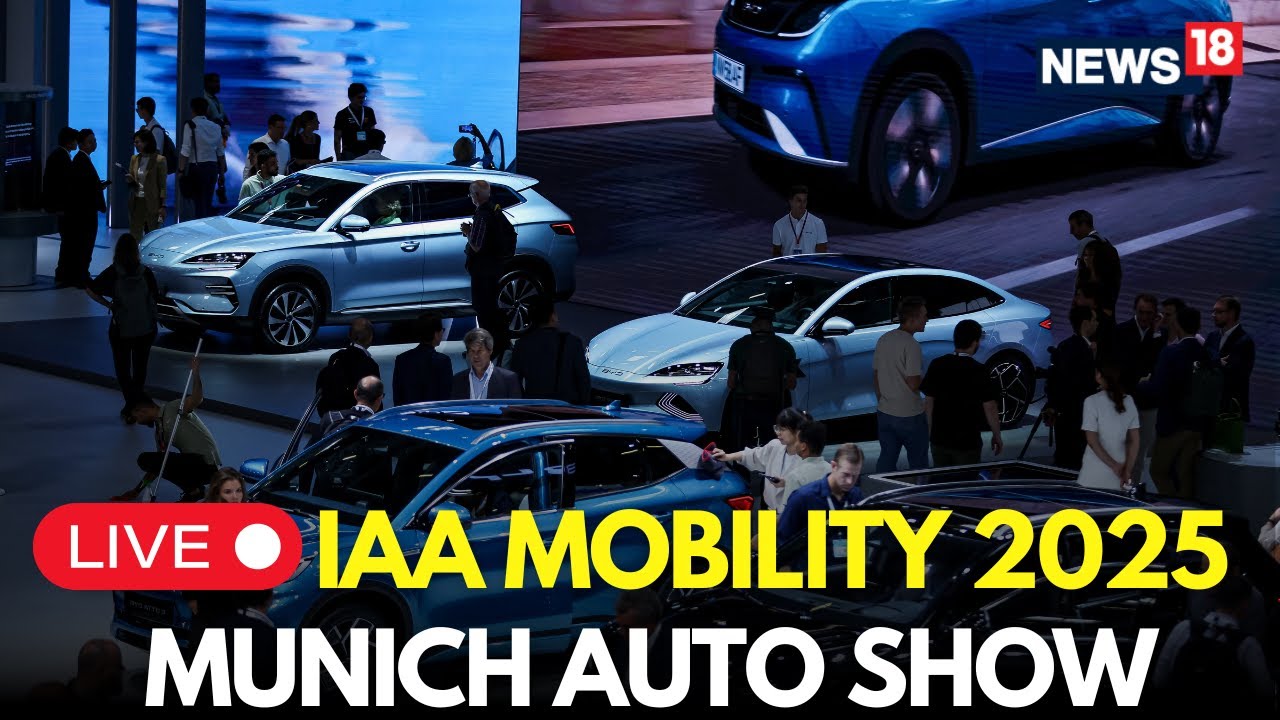 Live coverage of the IAA Mobility 2025 at Munich Auto Show showcasing futuristic cars and mobility innovations