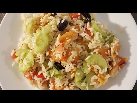 ♡♡recette de Salade de riz composé ( recette facile ) ♡♡