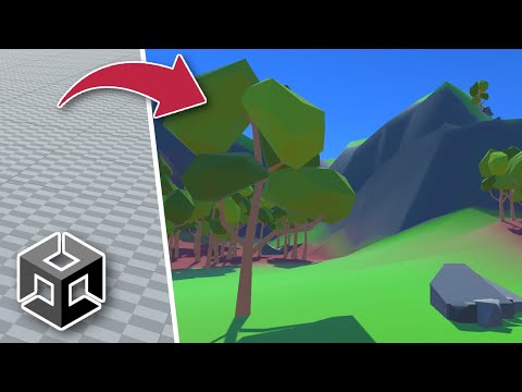 How to make low poly terrain in Unity (the easy way) | Tutorial