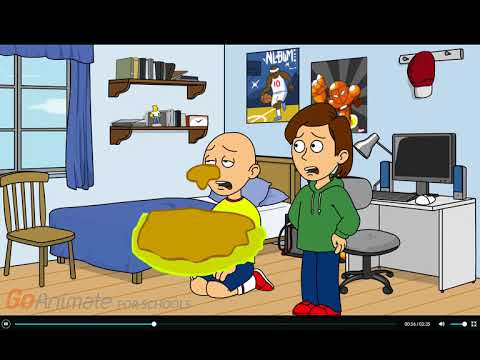 Rosie goes near Caillou when he is sick/grounded