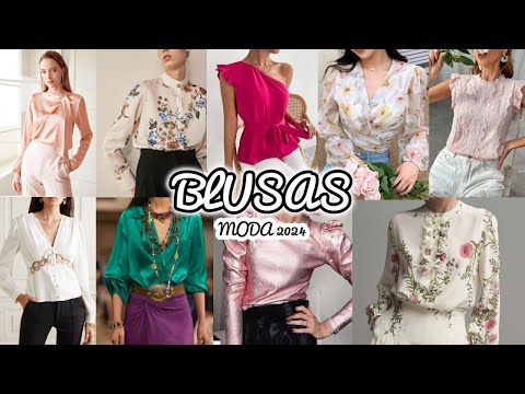 Bonitas y elegantes BLUSAS de MODA 2024