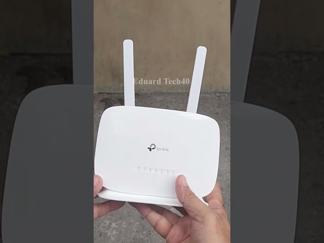 Vídeo relacionado con [2024 Nuevo] TP-Link TL-MR105| Router 4G LTE (Cat 4), Router 3G/4G Velocidad de Red hasta 300Mpbs, MicroSim, Puerto Ethernet LAN/WAN, Antena Desmontable, Plug&Play