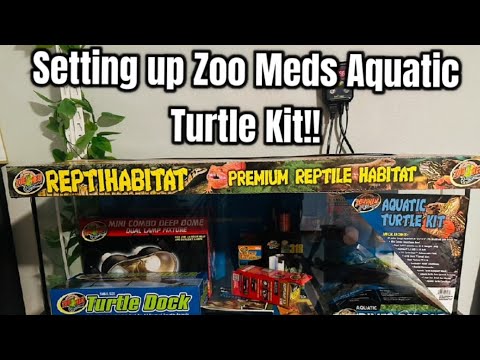Zoo Meds Aquatic Turtle Tank Setup!!