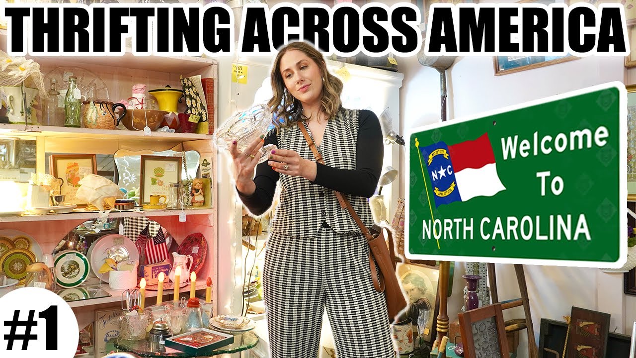 Thrifting Across America: Hidden Gems in Raleigh, NC!| Episode 1