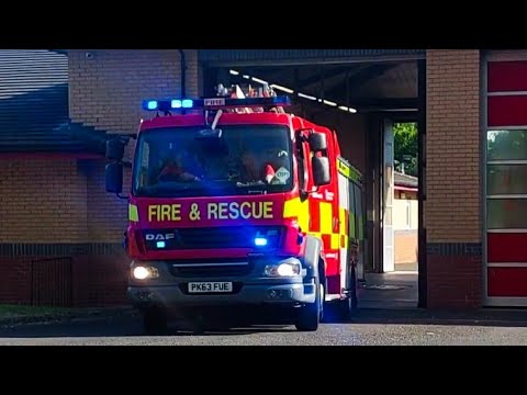 Hyndburns First Pump Turnout - Lancashire Fire and Rescue Service