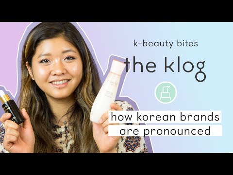 How Popular Korean Brands Are Pronounced