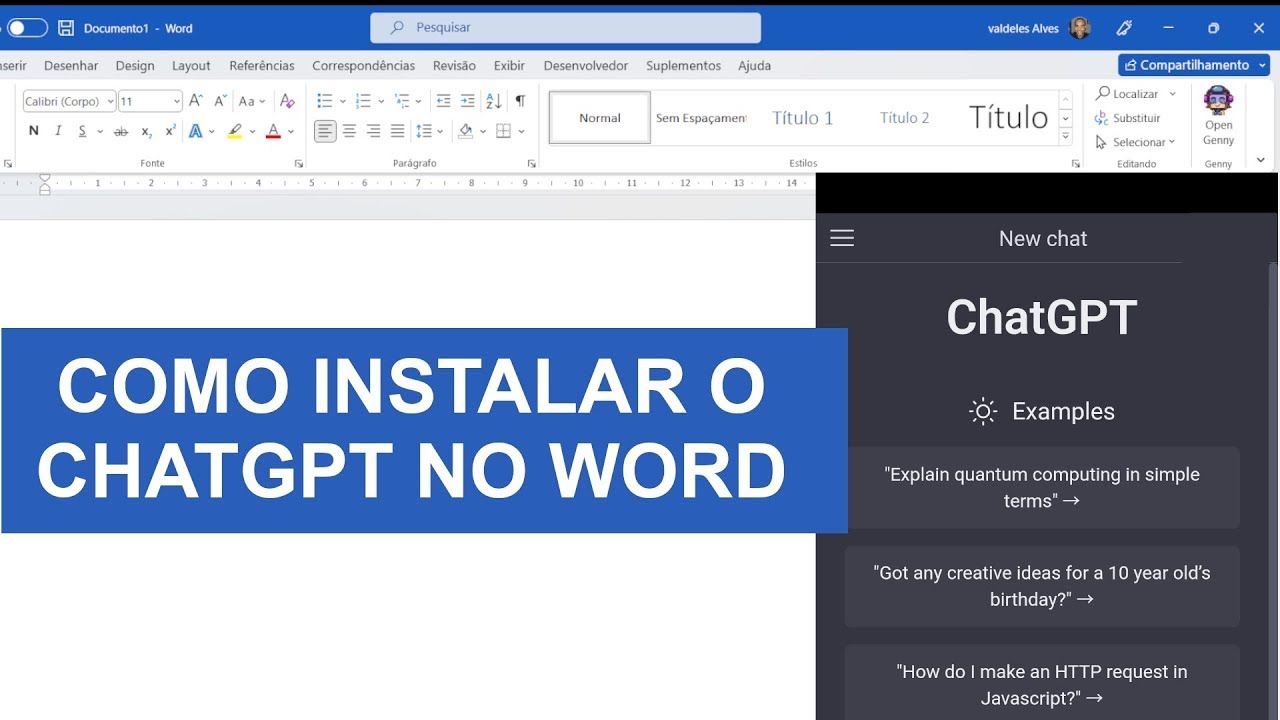 COMO BAIXAR E INSTALAR O CHAT GPT NO WORD | Dicas de Word