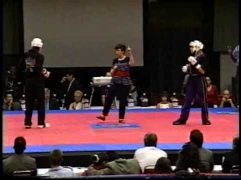 Claire Cocozza vs Dottie White 2002 Bluegrass Nationals Karate Tournament