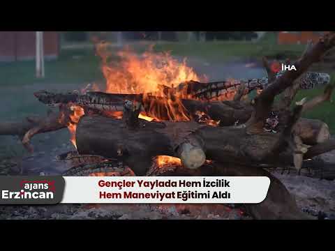Gençler Yaylada Hem İzcilik Hem Maneviyat Eğitimi Aldı