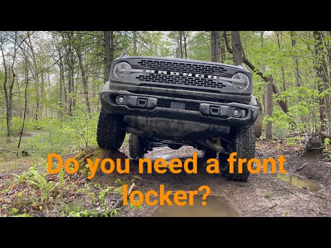 Ford Bronco- Front Locker VS. No Front Locker Demonstration