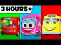 Wheels On The Bus Go Round And Round Nursery Rhymes For Children