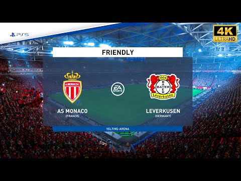 FIFA 23 - AS Monaco vs Bayer Leverkusen| UEFA Champions League [4K HDR]| PS5™ legendary Gameplay 4k