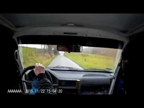 Marcin Opora / Damian Mastyj - Peugeot 106 - Pietrusza Wola - 27 Rajd Podkarpacki Krosno 22-11-2015