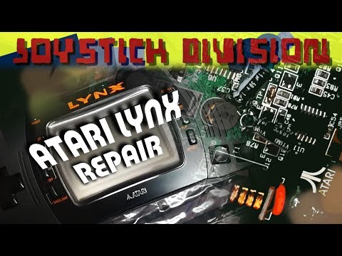 Atari Lynx Repair (Re-cap & Screen Replacement) | Joystick Division