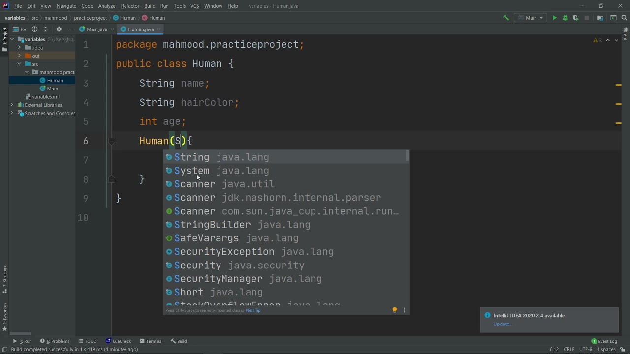 Constructor Method | Java Basics part 12 sohar university