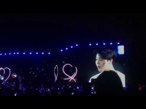 191110 BTS SPEAK YOURSELF WORLD TOUR IN SA ARMYS AND BTS WISHING JIMIN A HAPPY BIRTHDAY (FANCAM)