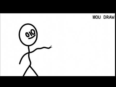 skinny stickman vs fat stickman dance challenge 😂