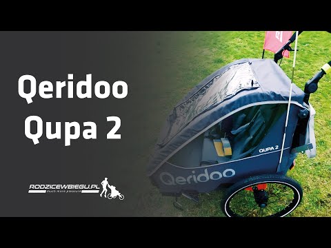 Qeridoo Qupa 2 | przyczepka rowerowa