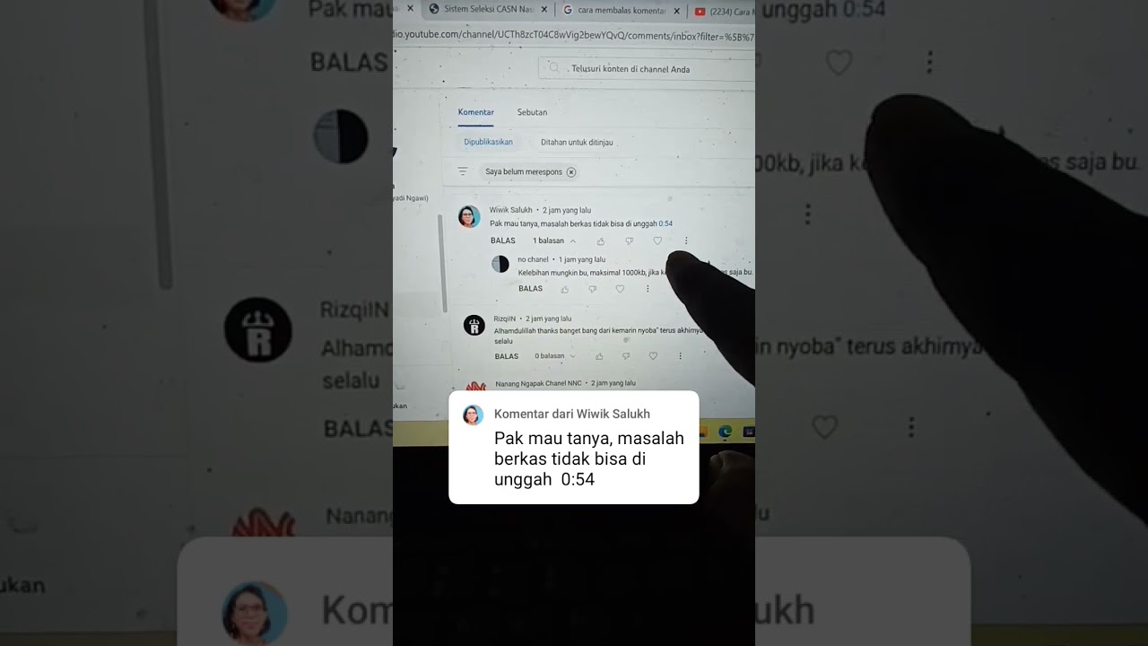 Solusi Tidak Bisa Unggah Dokumen di SSCASN #shorts