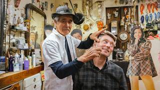 💈 You’ll Want To Try This Nostalgic 80+ Year Old Japanese Barbershop | Trim, Shave & Head Massage