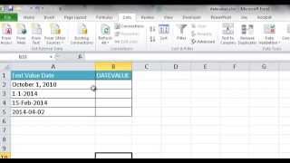 Make Excel Recognize Dates with the DATEVALUE Function