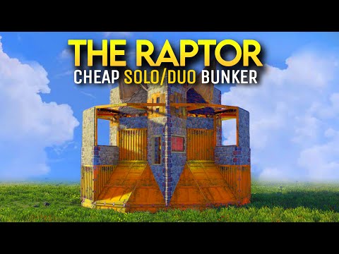 The Raptor (2025) - A Solo/Duo's CHEAP DREAM Base | Rust Base Design