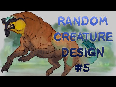 ✨RANDOM CREATURE DESIGN 5 | Creating a Creature in Procreate!