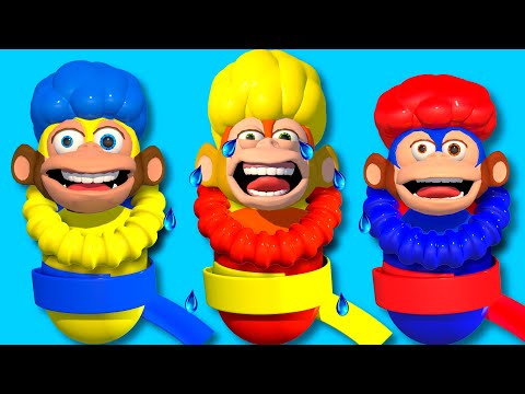 Gugu Gaga (Historias de monos bebés) | D Billions Canciones Infantiles