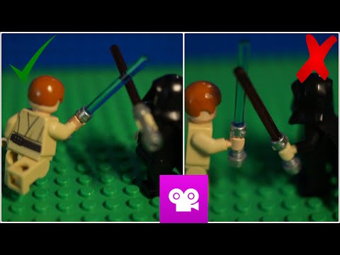 How to make a good Stop Motion LEGO Lightsaber Battle with 4 simple steps