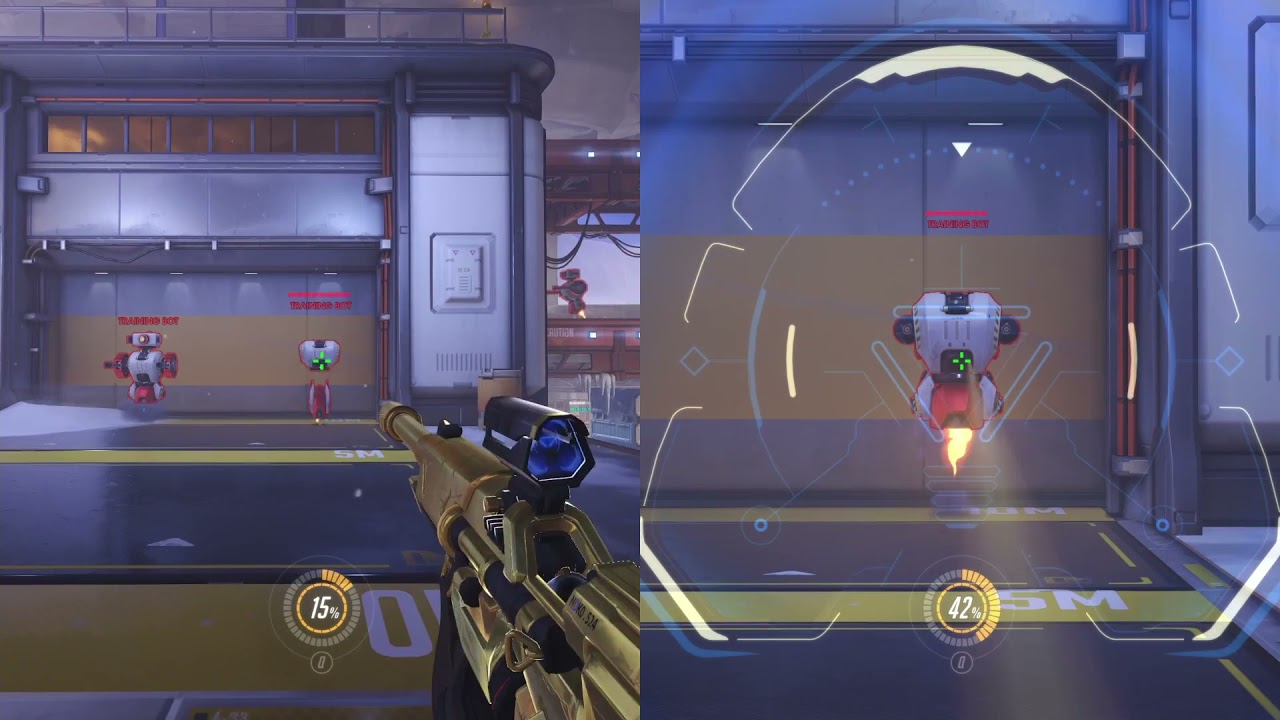 Overwatch - Ana hipfire vs scoped firing rate